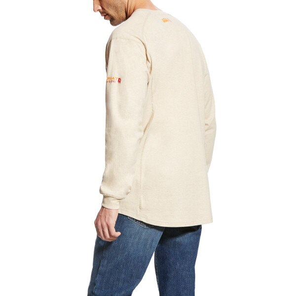 Ariat FR Air Crew T-Shirt in Sand